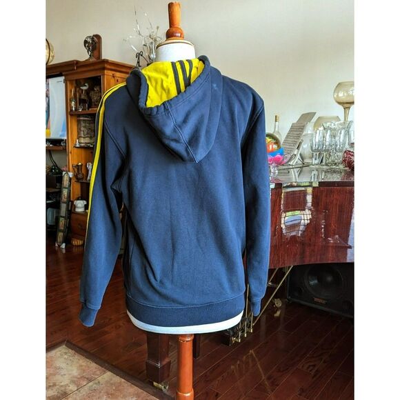 Adidas unisex fleece zipper closure jacket/hoodie    Sz S - Picture 11 of 15